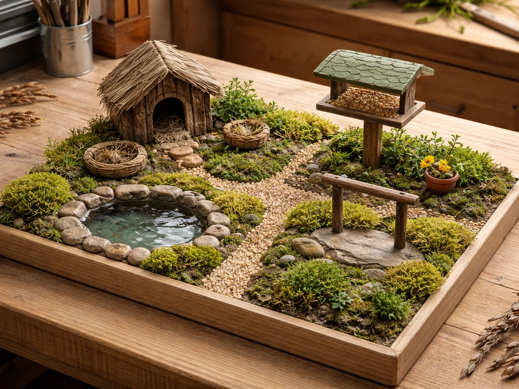 How to Make a Bird Sanctuary Model Step by Step