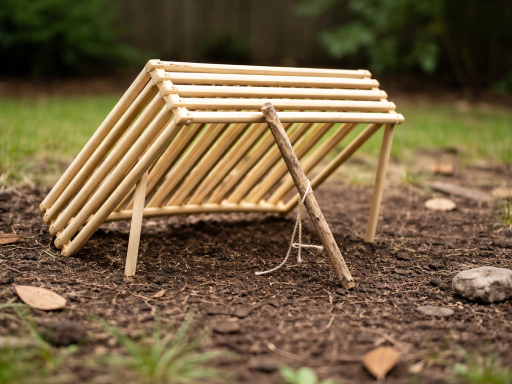 how to make a bird trap out of sticks