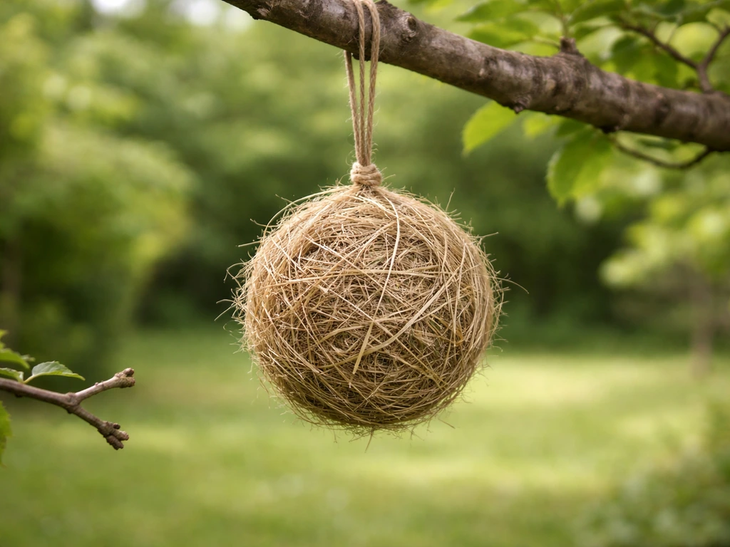 how to make bird nesting balls
