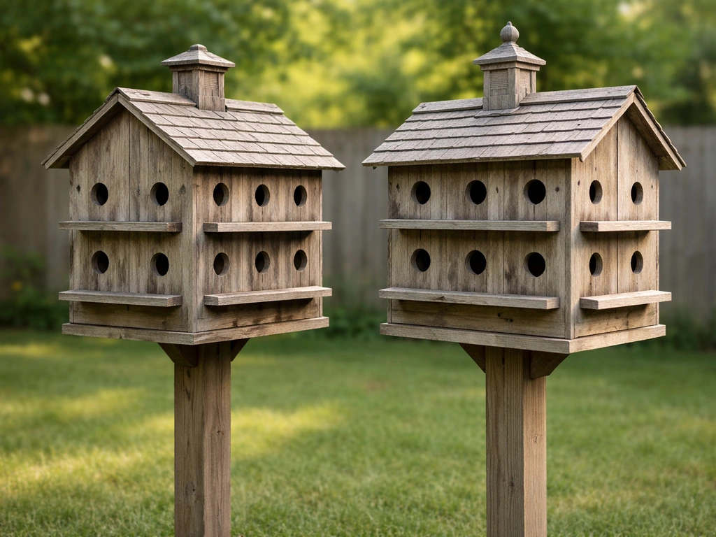 how to build purple martin bird house