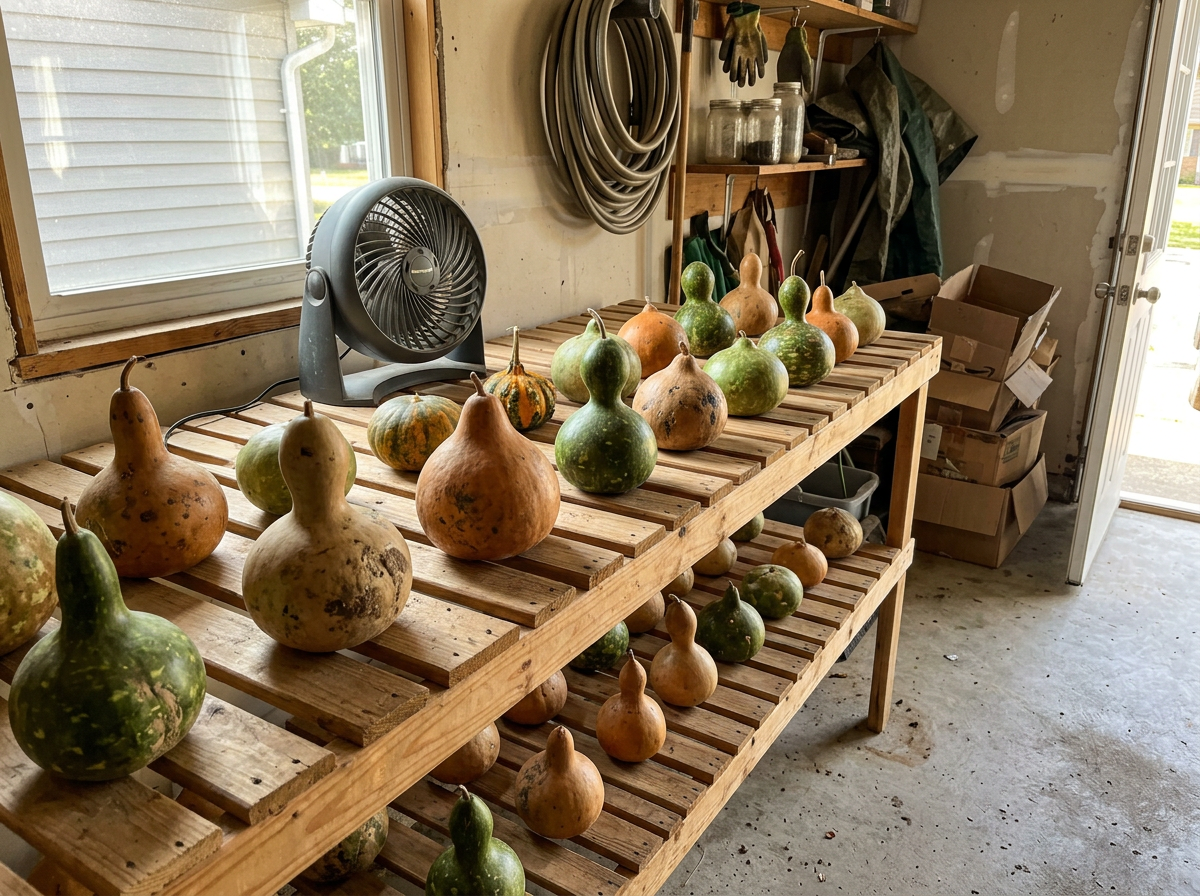 how to make bird house out of gourd