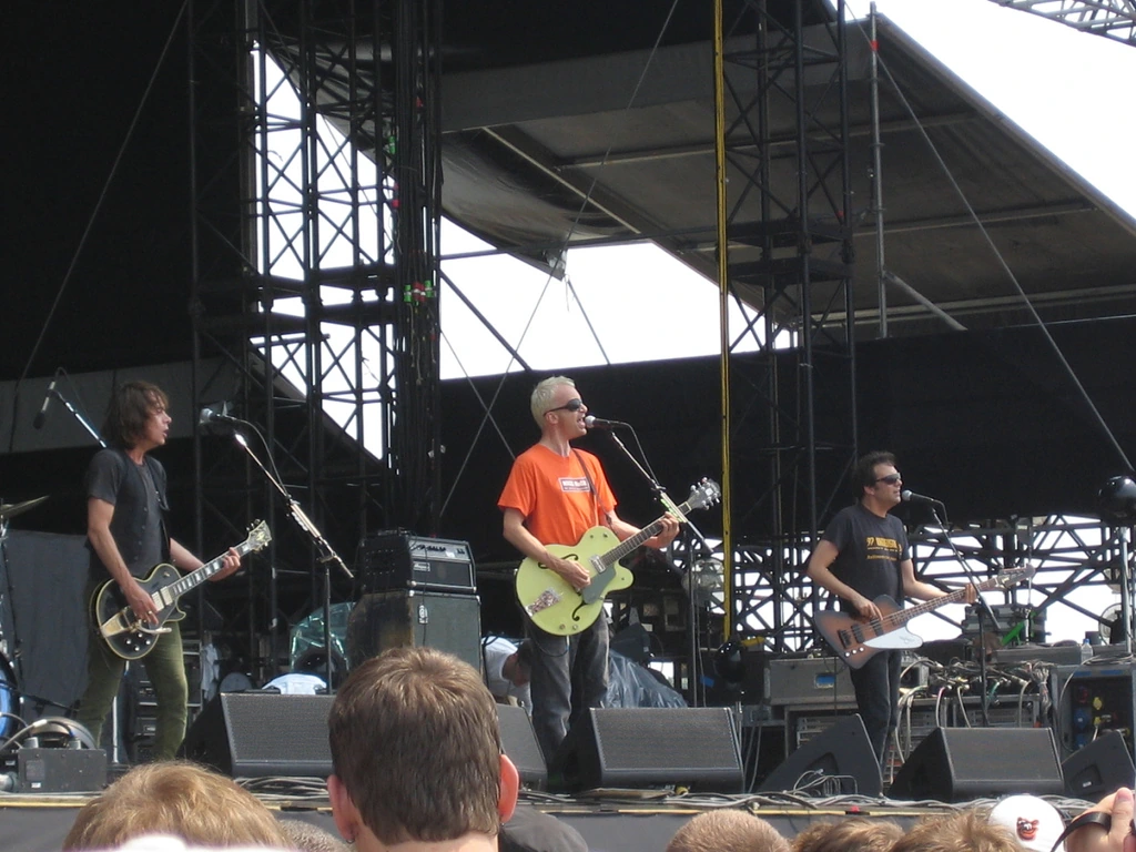 Fountains of Wayne performing live on stage in 2007