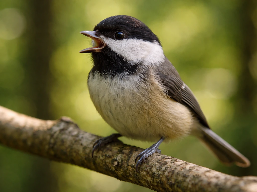 Close-up of a perched bird’s beak with a slight gape, showing it isn’t mammalian lips.