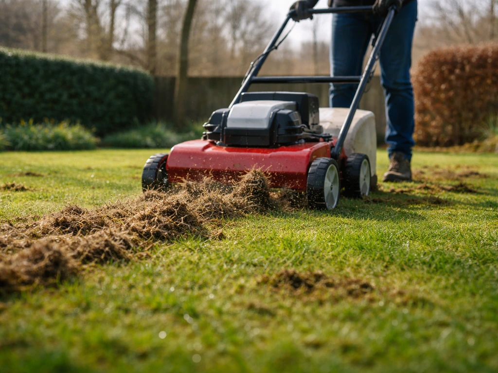 Verticuteren gras in het voorjaar: wat, wanneer en hoe