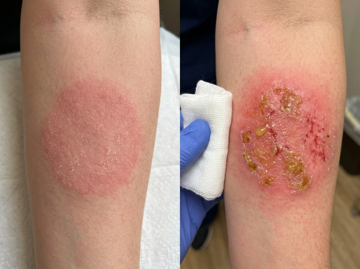 Normal healing vs concerning warning signs after eyebrow transplant