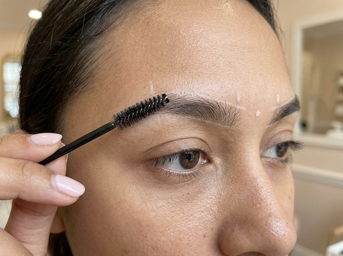 Brow shape mapping with three-point landmarks after enough growth