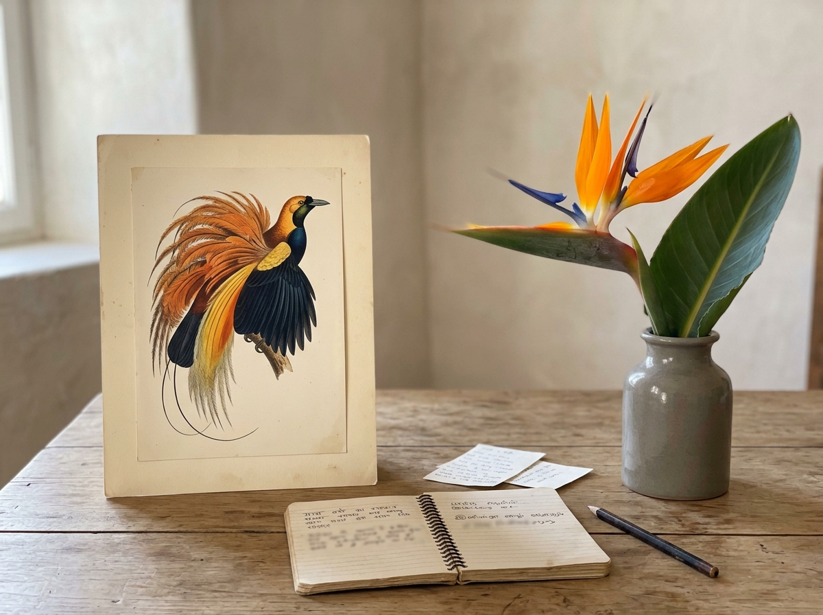 Bird of Paradise Meaning in Hindi and Tamil (Bird vs Flower)