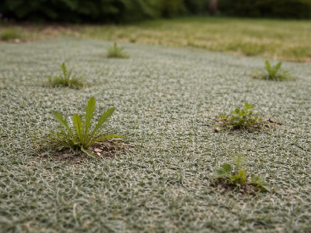 Gazon synthétique : mauvaises herbes, causes et méthode pas à pas