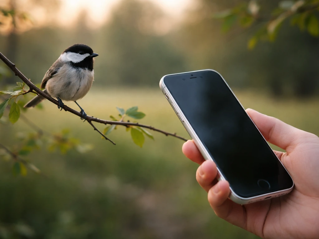 how to record bird sounds with iphone