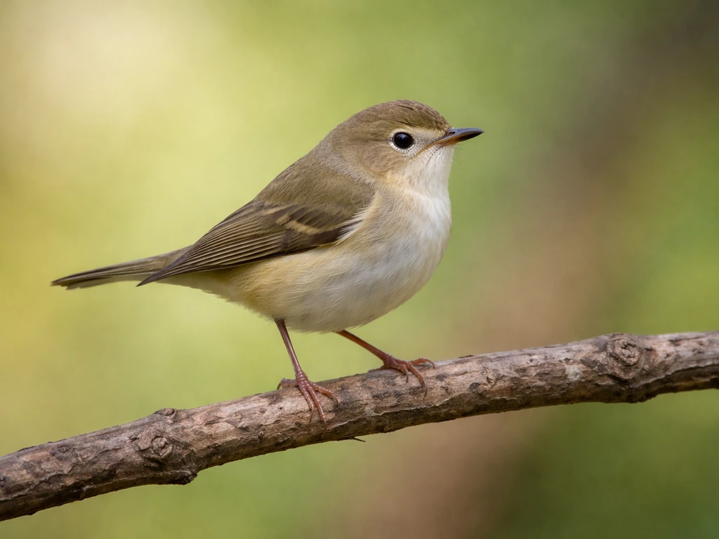 Side view of a small perched bird with clearly visible forked tail silhouette and colored legs/feet.