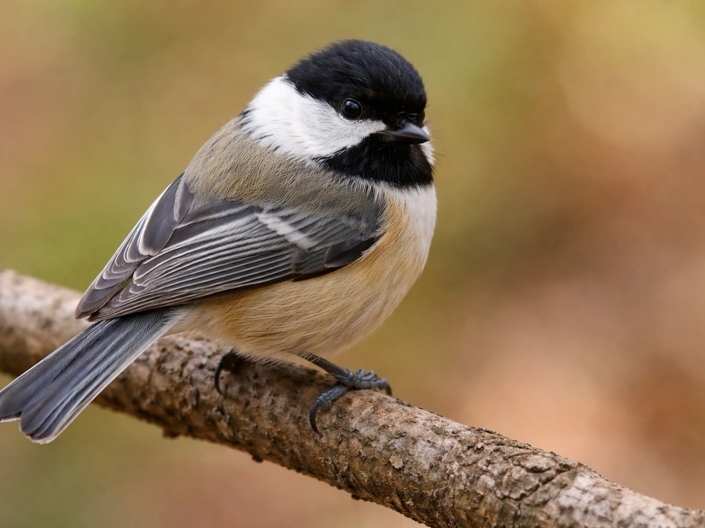 Close-up of a perched bird showing crown, throat, breast, wing bars, and tail shape.