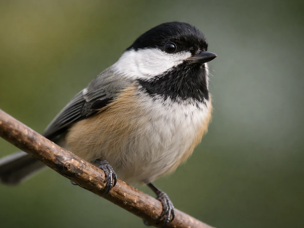 Sharp close-up bird portrait on a branch with crisp feather detail and a clean blurred background.