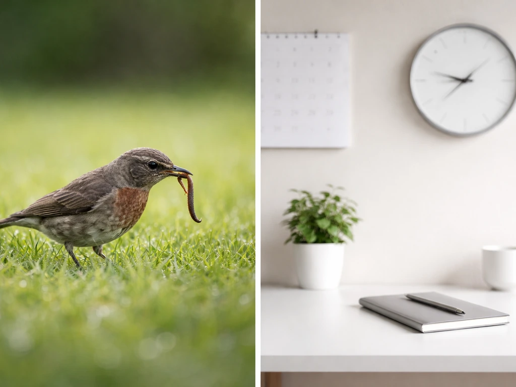 early worm gets the bird meaning