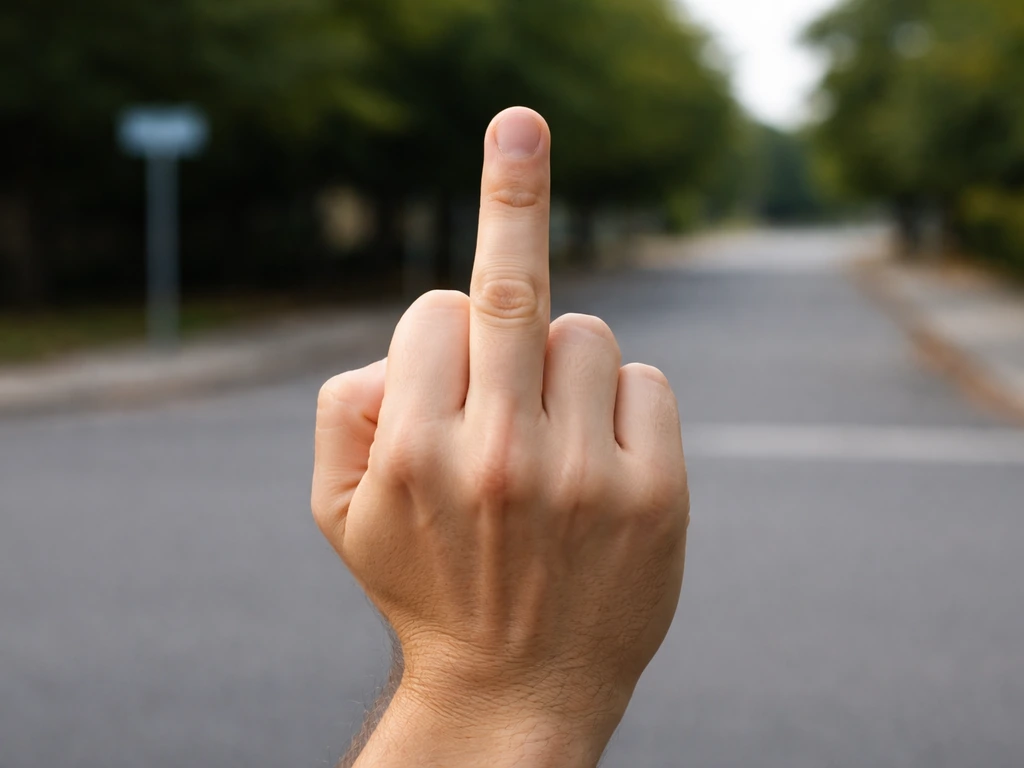 what does flip a bird mean