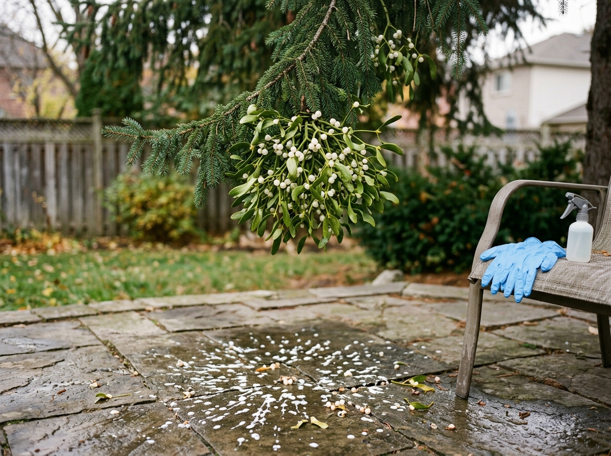 Is Mistletoe Bird Poop? How to Tell and Clean It Safely