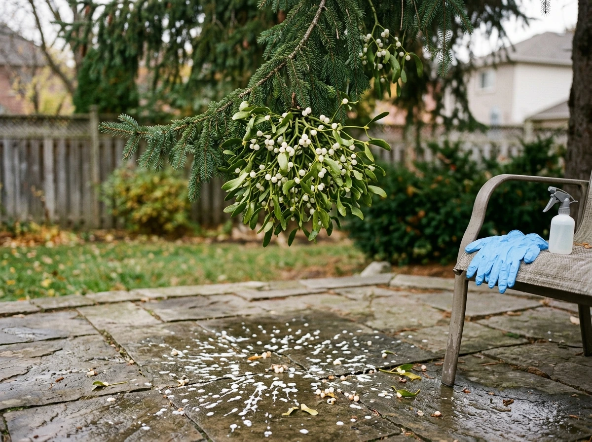 Is Mistletoe Bird Poop? How to Tell and Clean It Safely