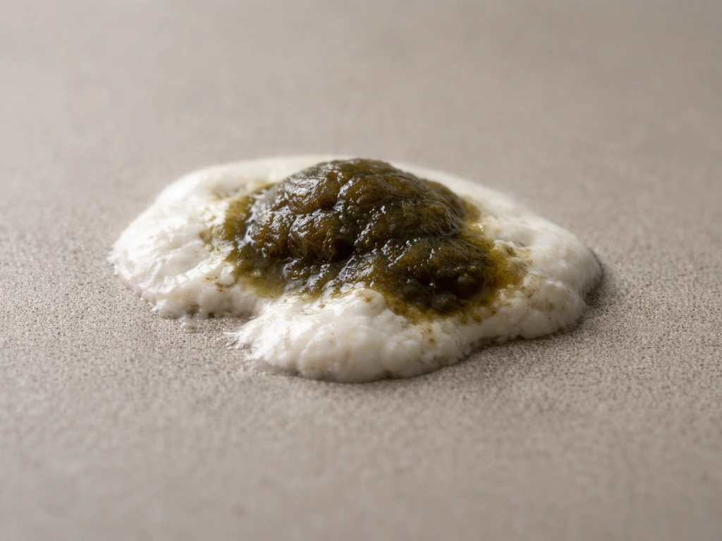 Macro close-up of bird droppings showing dark fecal core with surrounding white urates