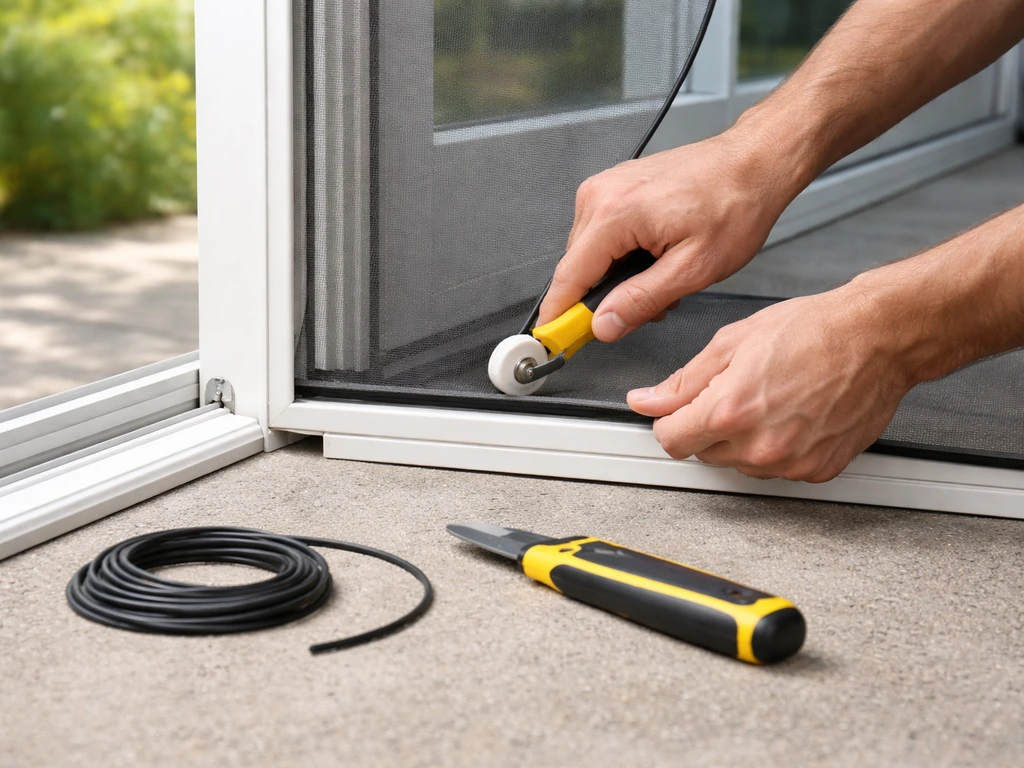 How to Replace a Screen on a Patio Door: DIY Steps