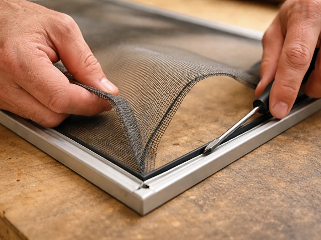 how to replace patio door screen