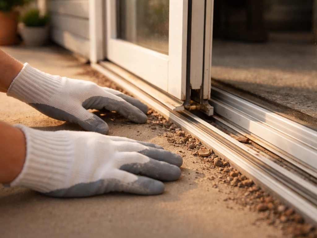 how to break into a patio door