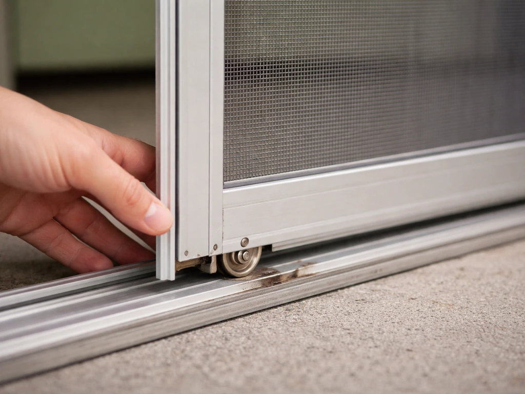 How to Fix a Patio Screen Door: Sticking, Sliding Repair