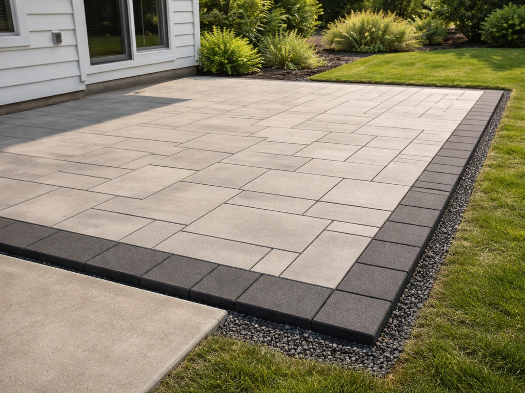 how to extend a patio with pavers