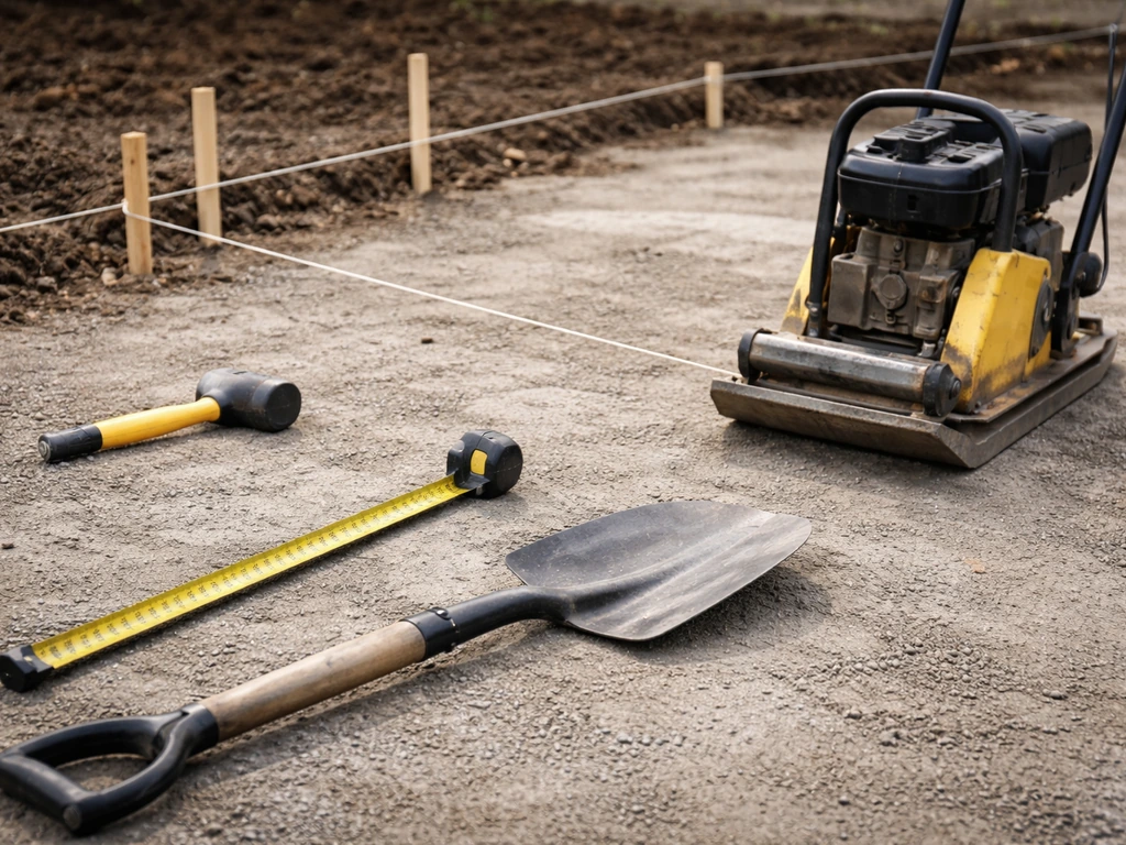 how to lay a stone paver patio