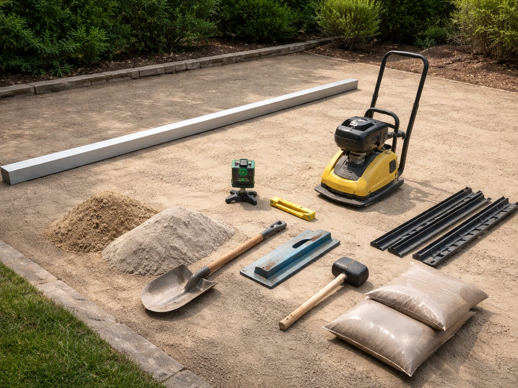 how to level a paver patio