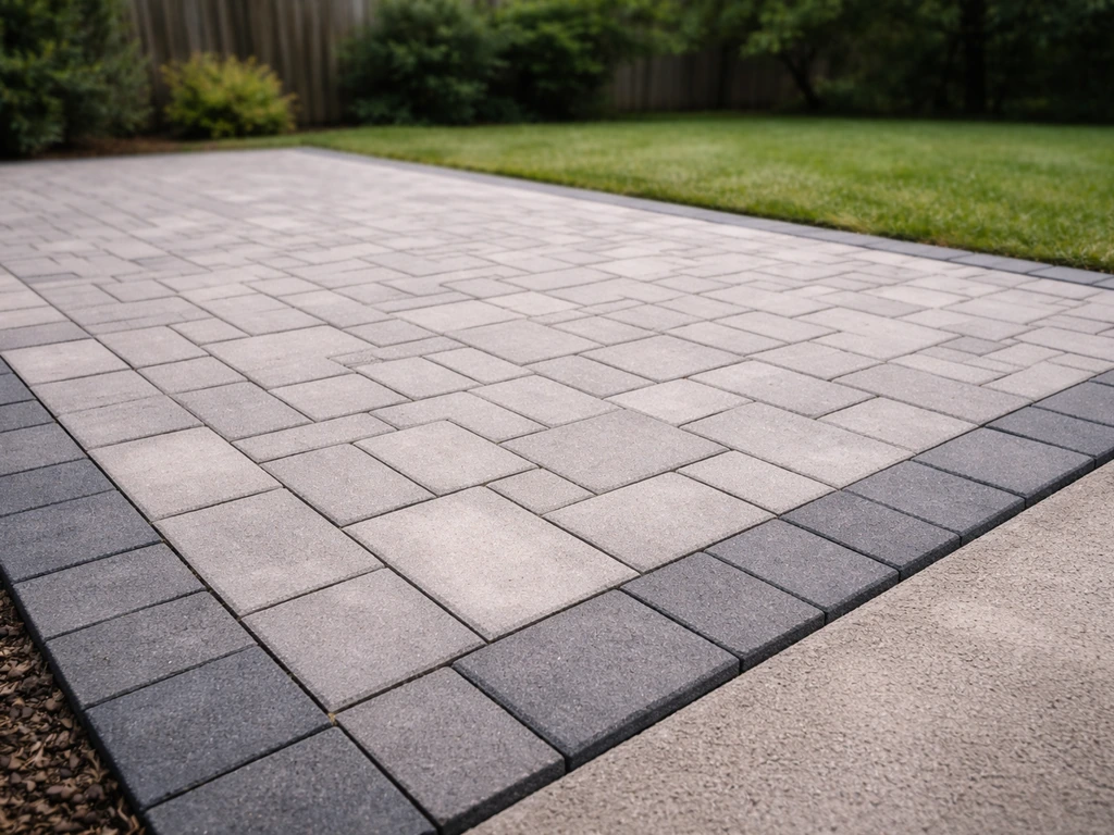 how to install a paving stone patio