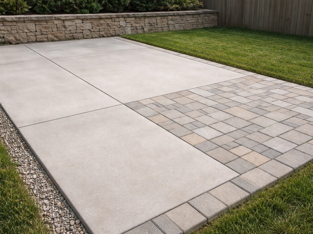 How to Build a Paved Patio: Concrete or Pavers DIY