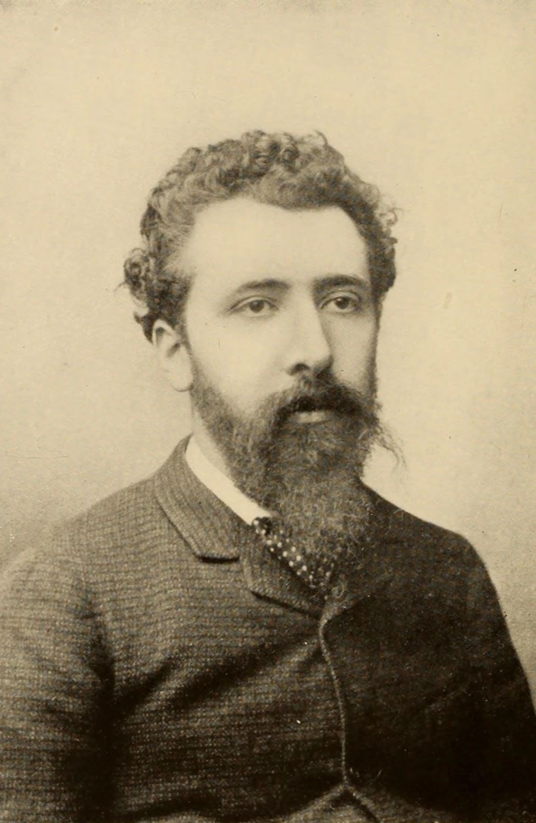 Portrait photograph of Georges Seurat, French Post-Impressionist painter