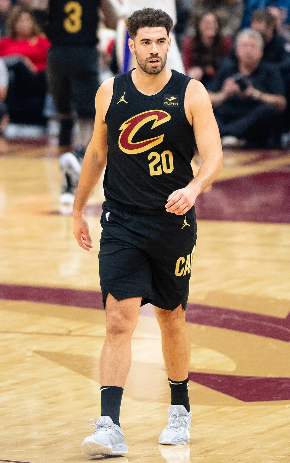 Georges Niang in a Cleveland Cavaliers uniform on the basketball court