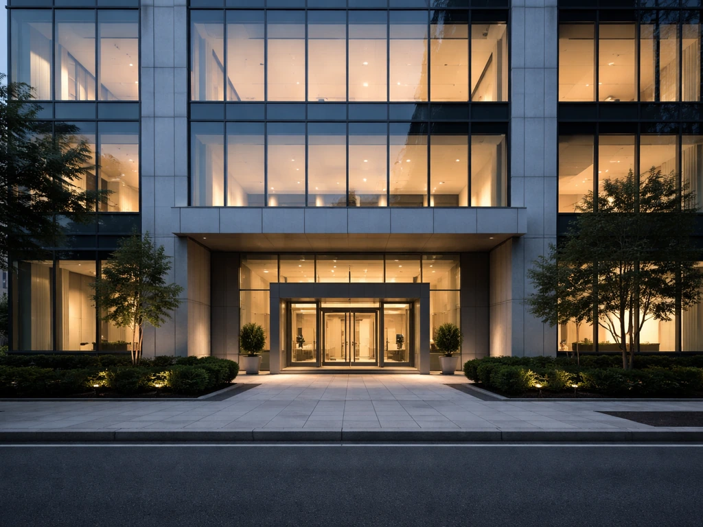 Minimal photo of a modern office exterior with a sign, suggesting a tech company headquarters.