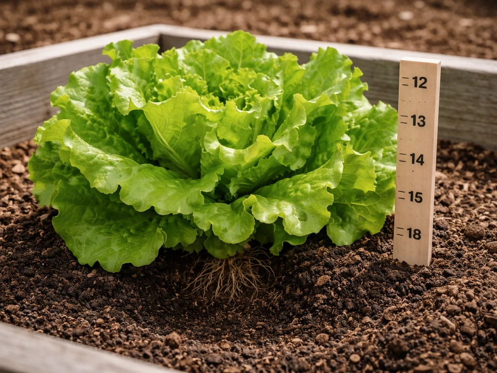 how deep does lettuce roots grow