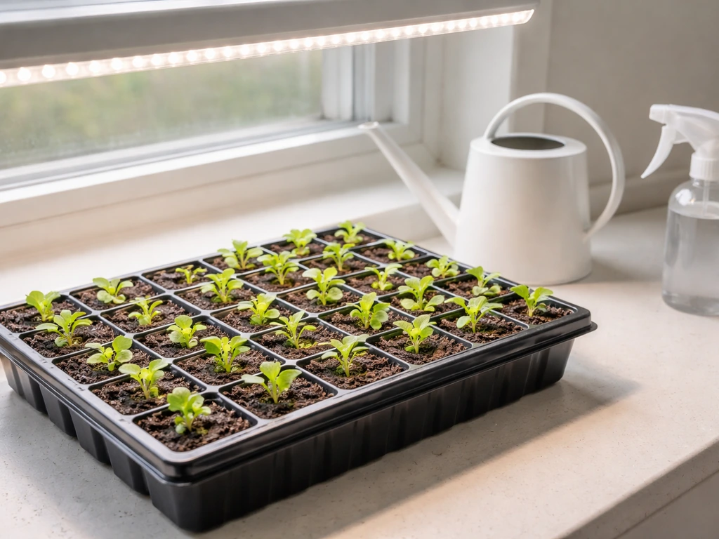 how to grow lettuce seeds indoors