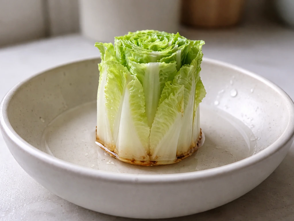 how to grow romaine lettuce from core