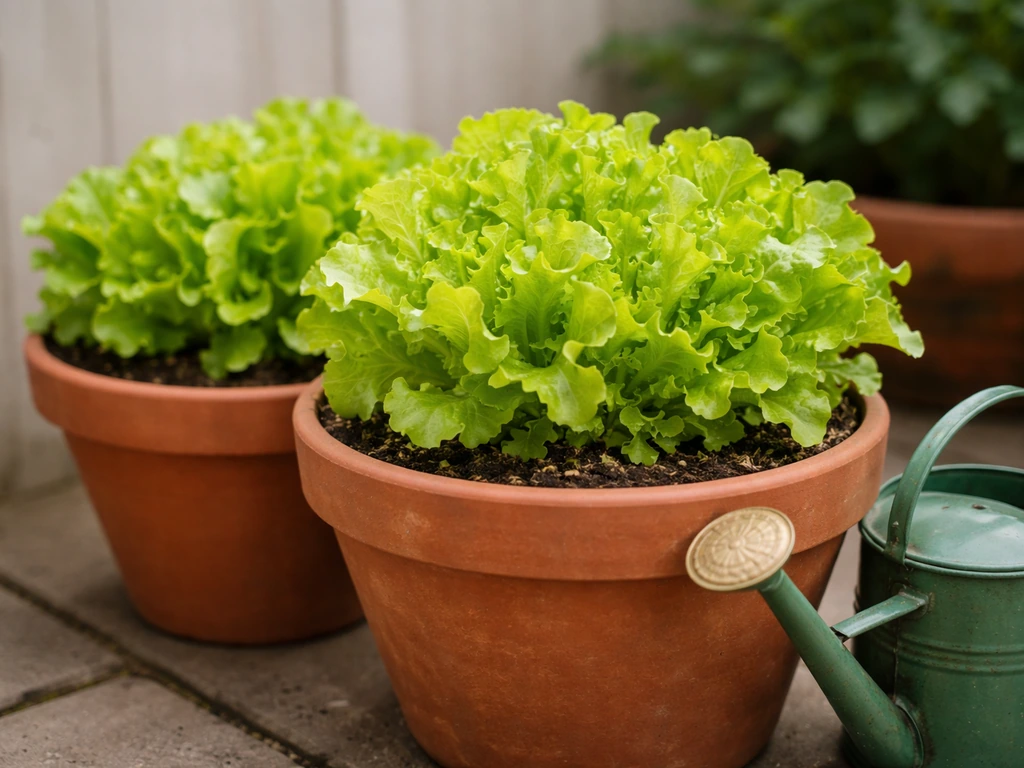 how to grow lettuce in a pot