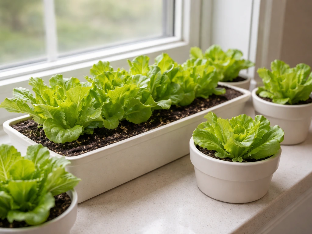 how to grow lettuce on windowsill