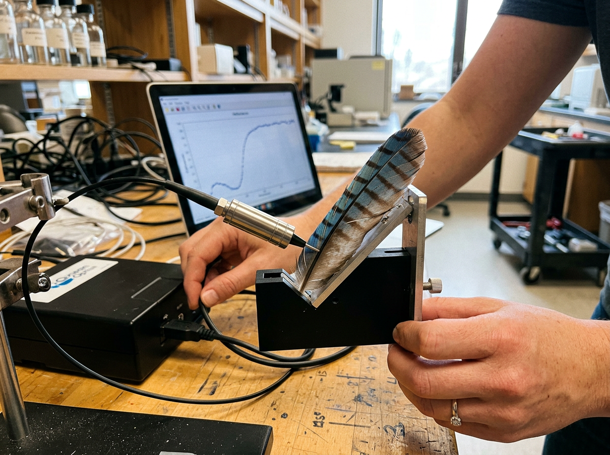 Illustration of what uv vision actually means in birds