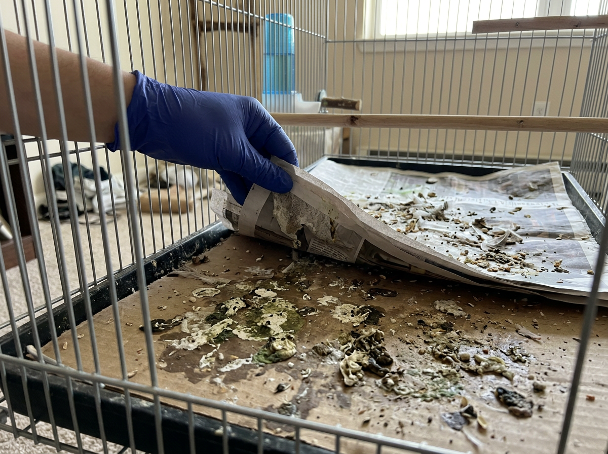 Activated charcoal for odor control inside a cage setup area