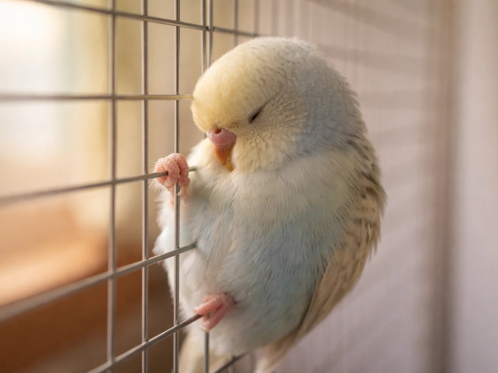 Why Does My Bird Sleep Hanging on the Cage Bars?
