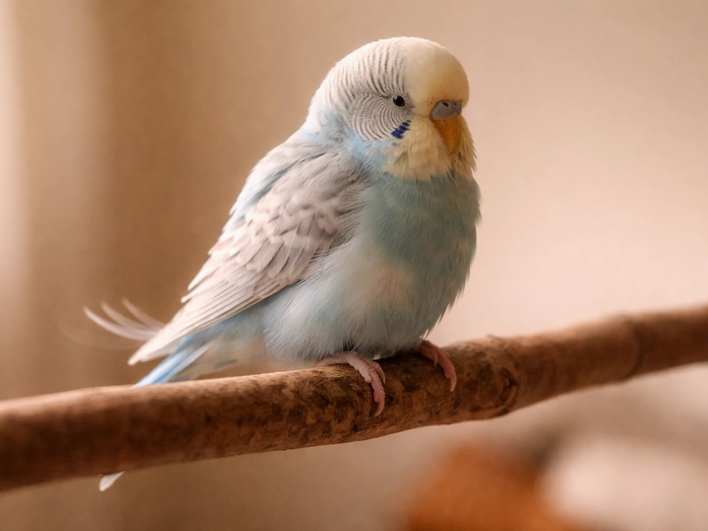 Close-up of a resting bird with visible tail bobbing as it breathes quietly.