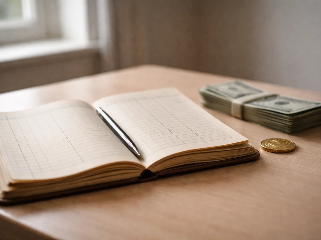 Close-up of scattered cash and a financial ledger on a desk, symbolizing a widely cited $700 million figure.