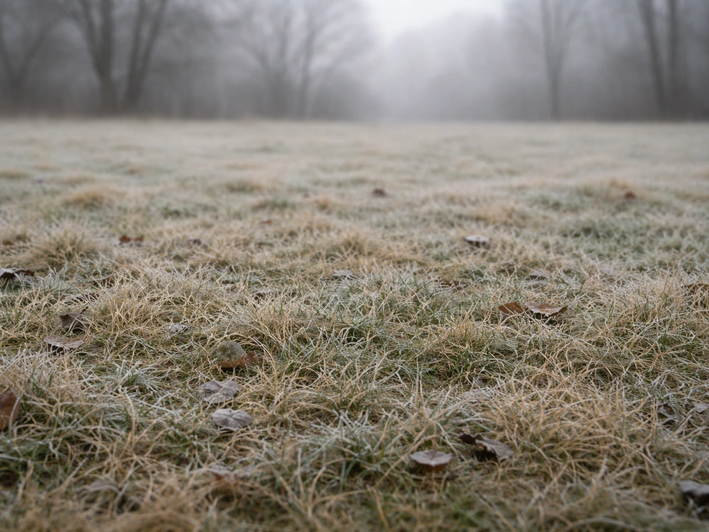gazon en hiver