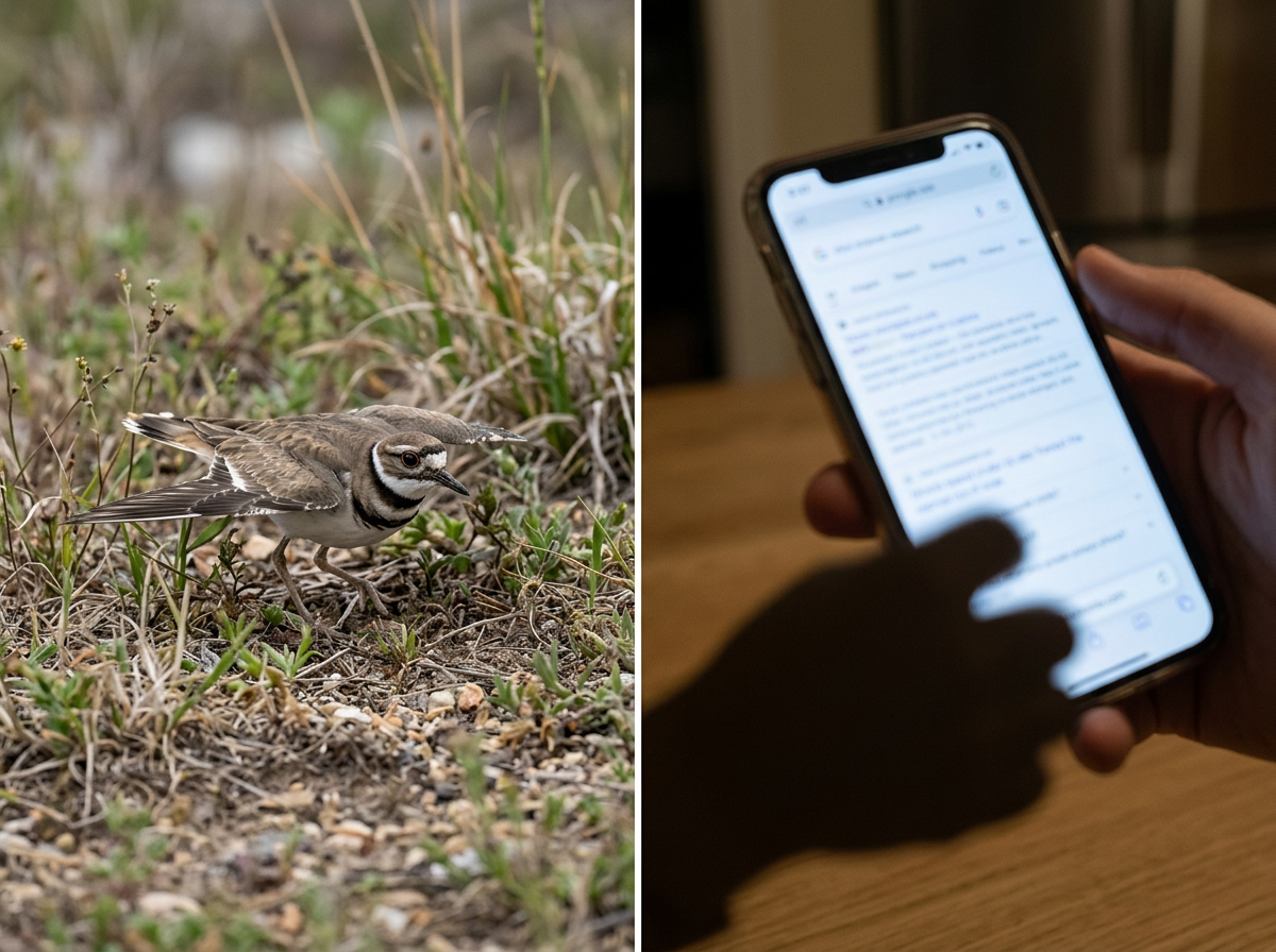 Comparison of a bird crawling low to the ground vs a figurative slow-moving “crawl bird.”