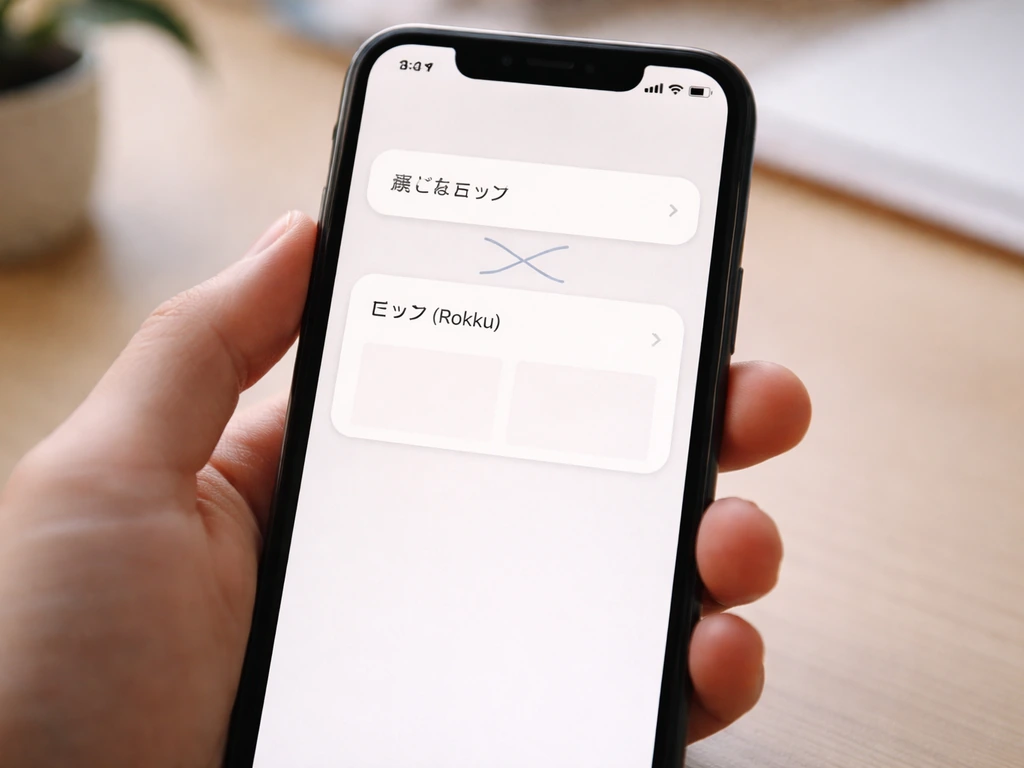 Close-up of a smartphone search screen with the terms 赤いロック and ロック (Rokku) and cross-reference arrows