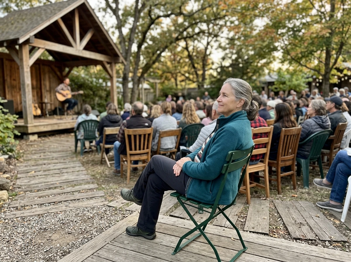 Person seated in the best spot—“catbird seat” visual