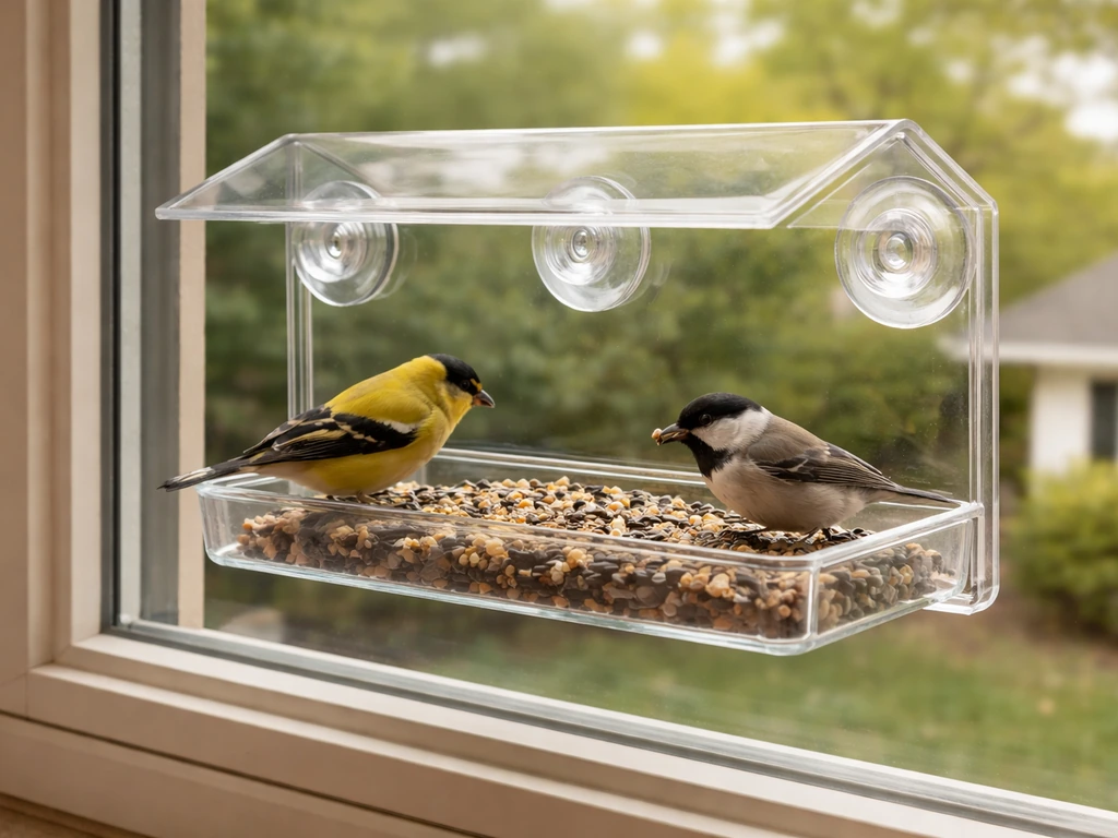 how to make a window bird feeder