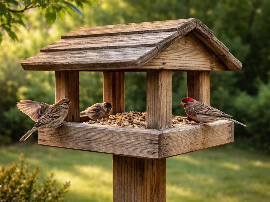 how to build bird feeders out of wood