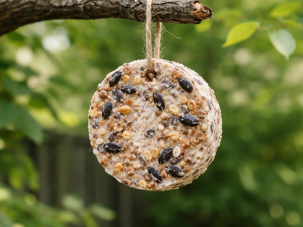 how to make a bird feeder with lard